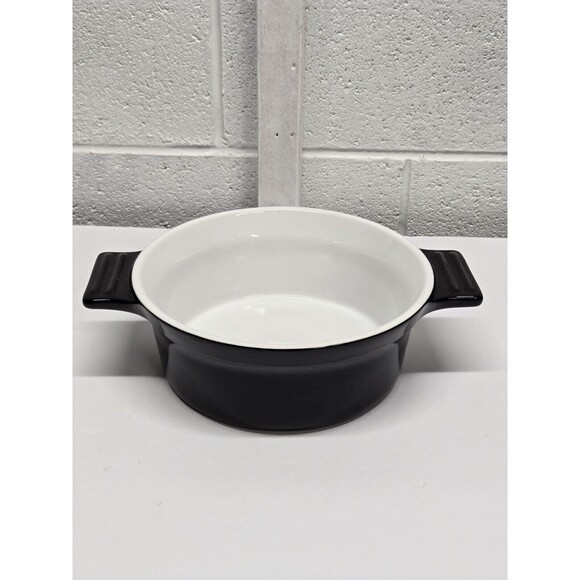 Cuisinart Chef's Classic Ceramic Stoneware Black Bakeware Baker 1.5 Qt - Picture 1 of 11